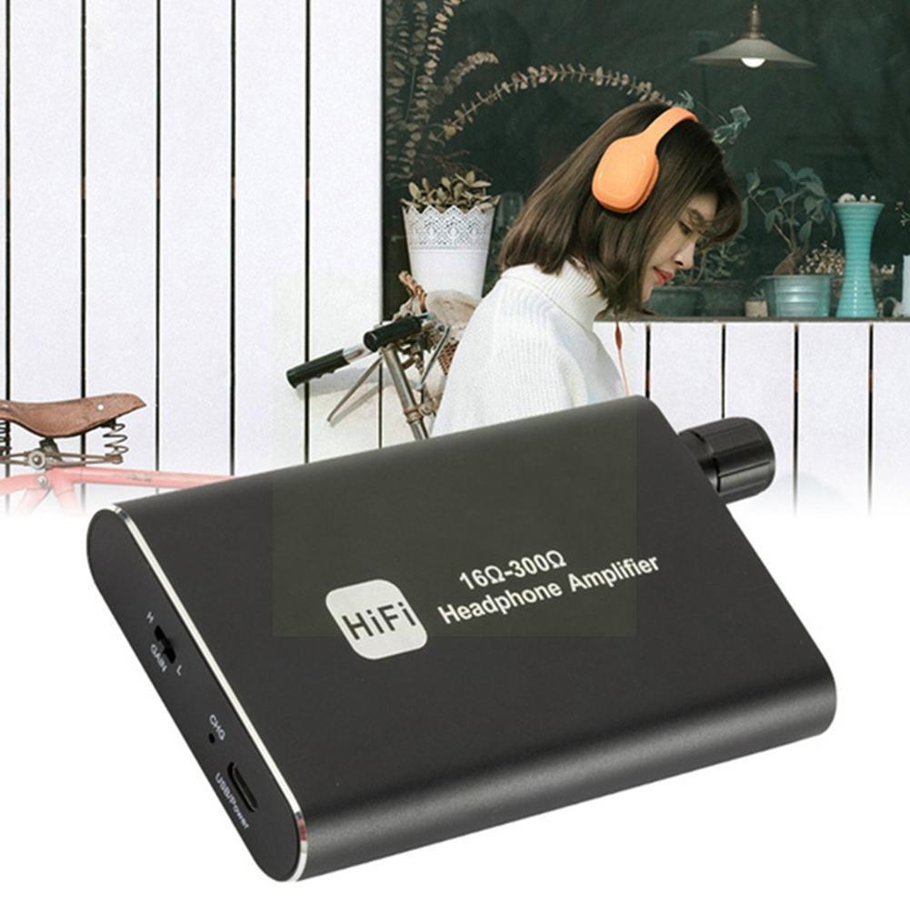 AUX 오디오 이어폰 증폭기 HiFi 휴대용 오디오 수신기 헤드폰 증폭기 MP3 MP4 전화 패드 컴퓨터 CD 플레이어 U4U4